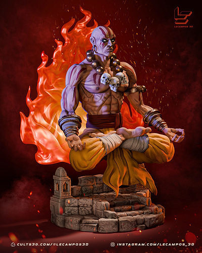 Dhalsim - Street Fighter 3D print model