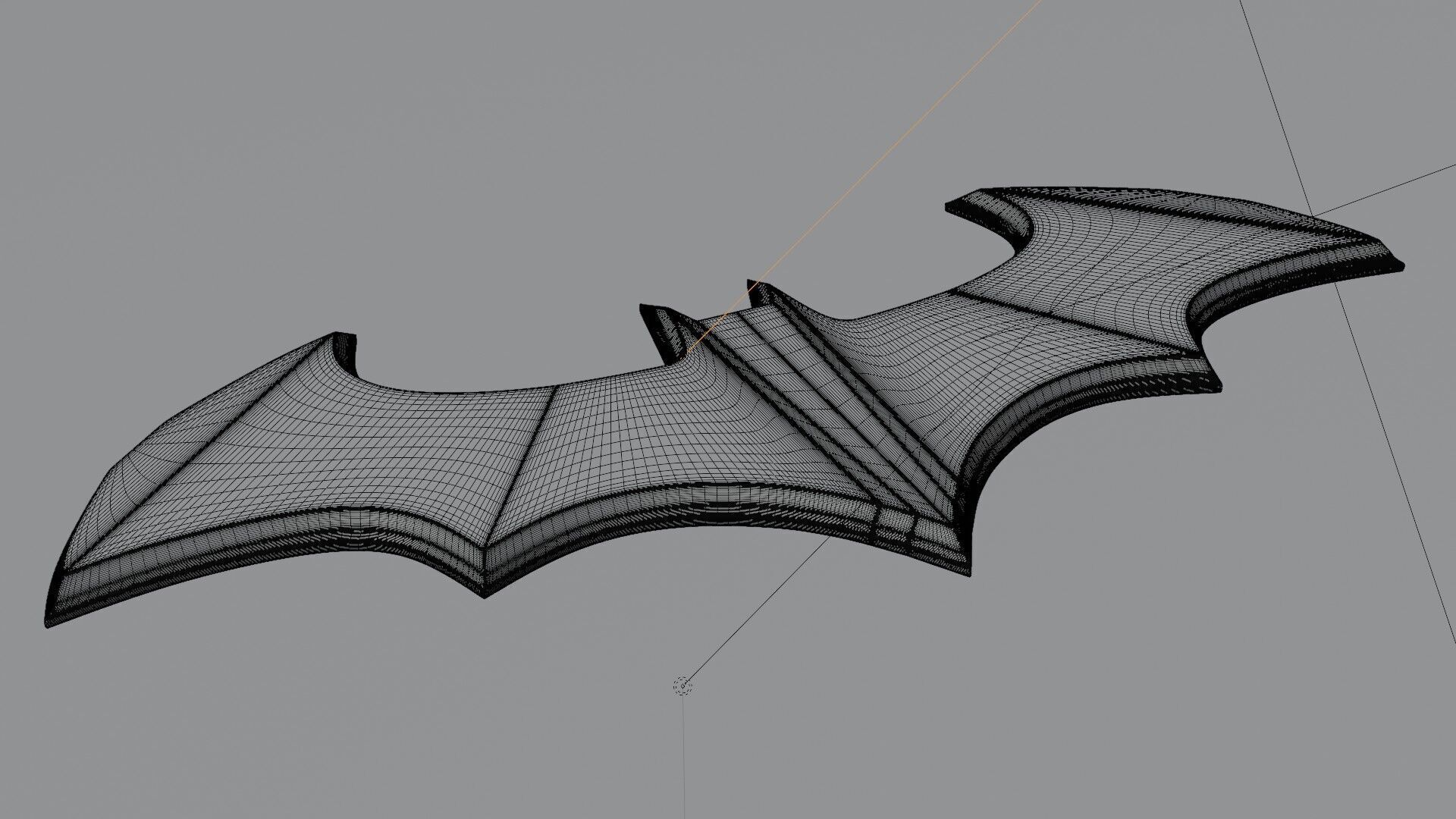 3D Batman Logo 3D model_4