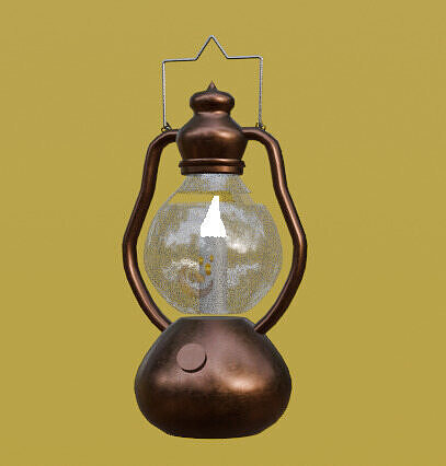 Artistic 3D Lantern  Free low-poly 3D print model