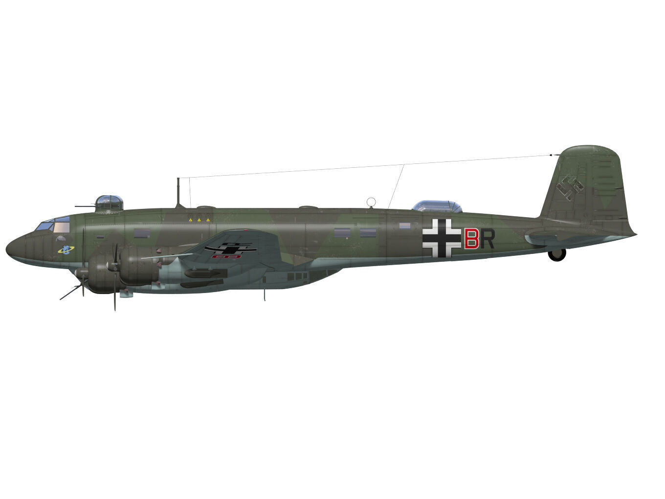 focke wulf fw-200 condor 3D model_11