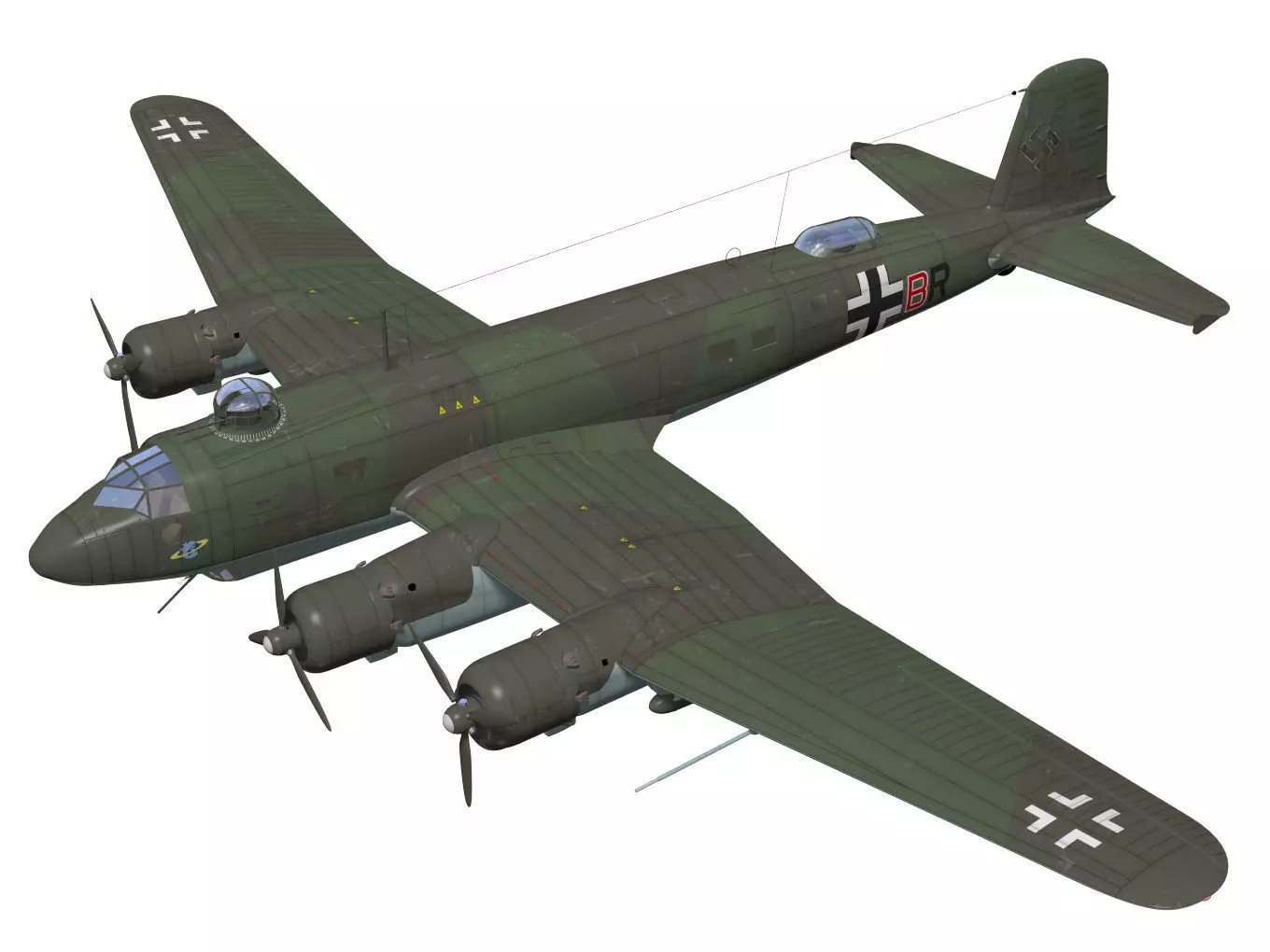 focke wulf fw-200 condor 3D model_0