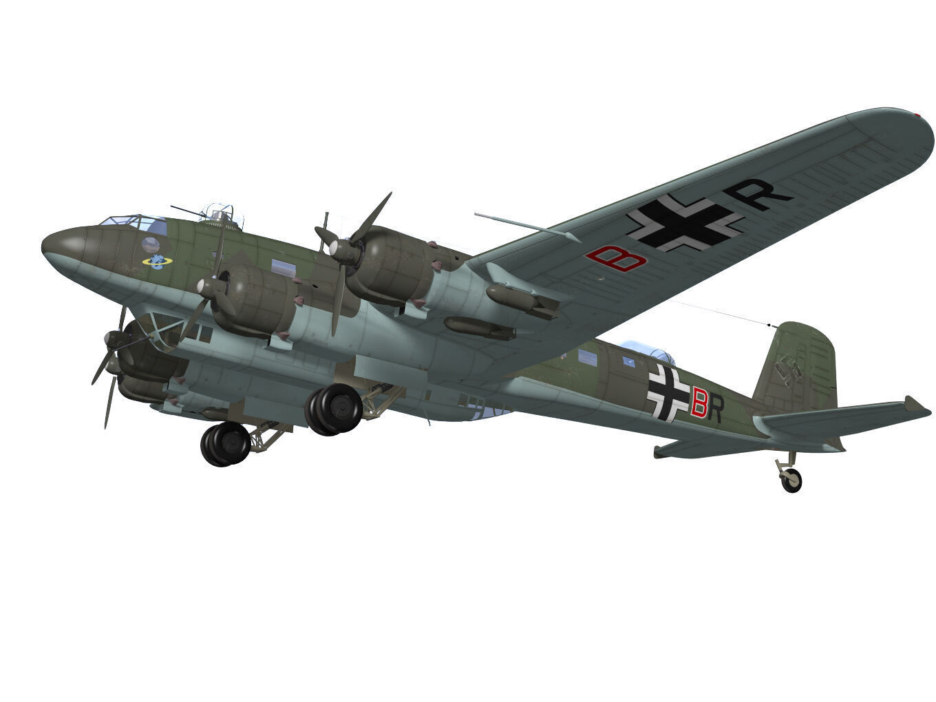 focke wulf fw-200 condor 3D model_6