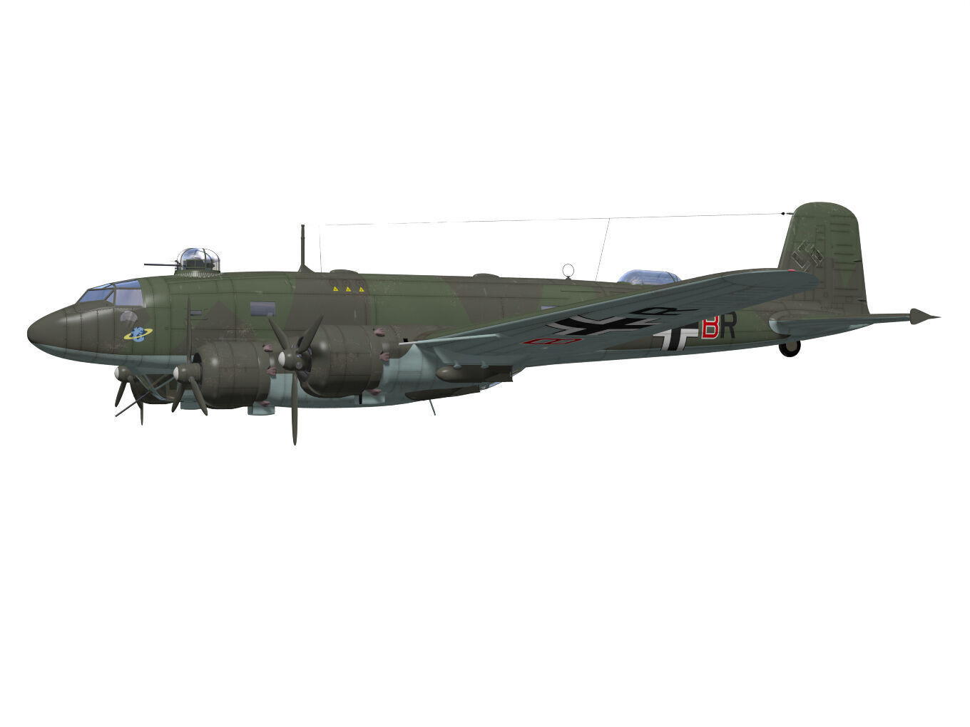 focke wulf fw-200 condor 3D model_2