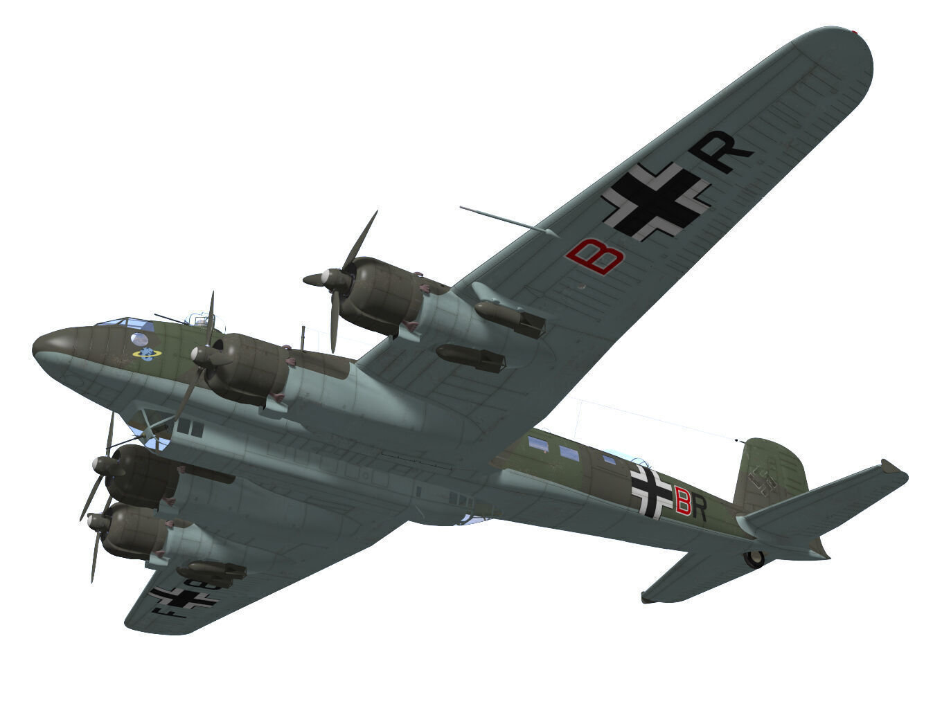 focke wulf fw-200 condor 3D model_3