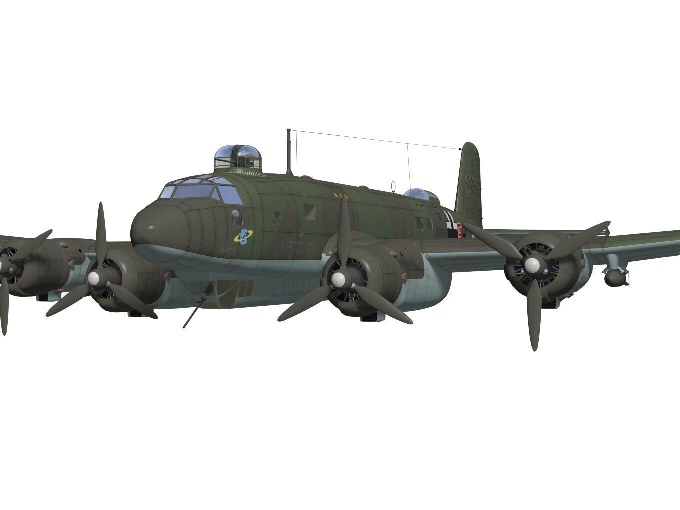 focke wulf fw-200 condor 3D model_4
