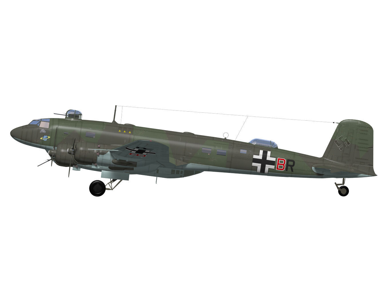 focke wulf fw-200 condor 3D model_12