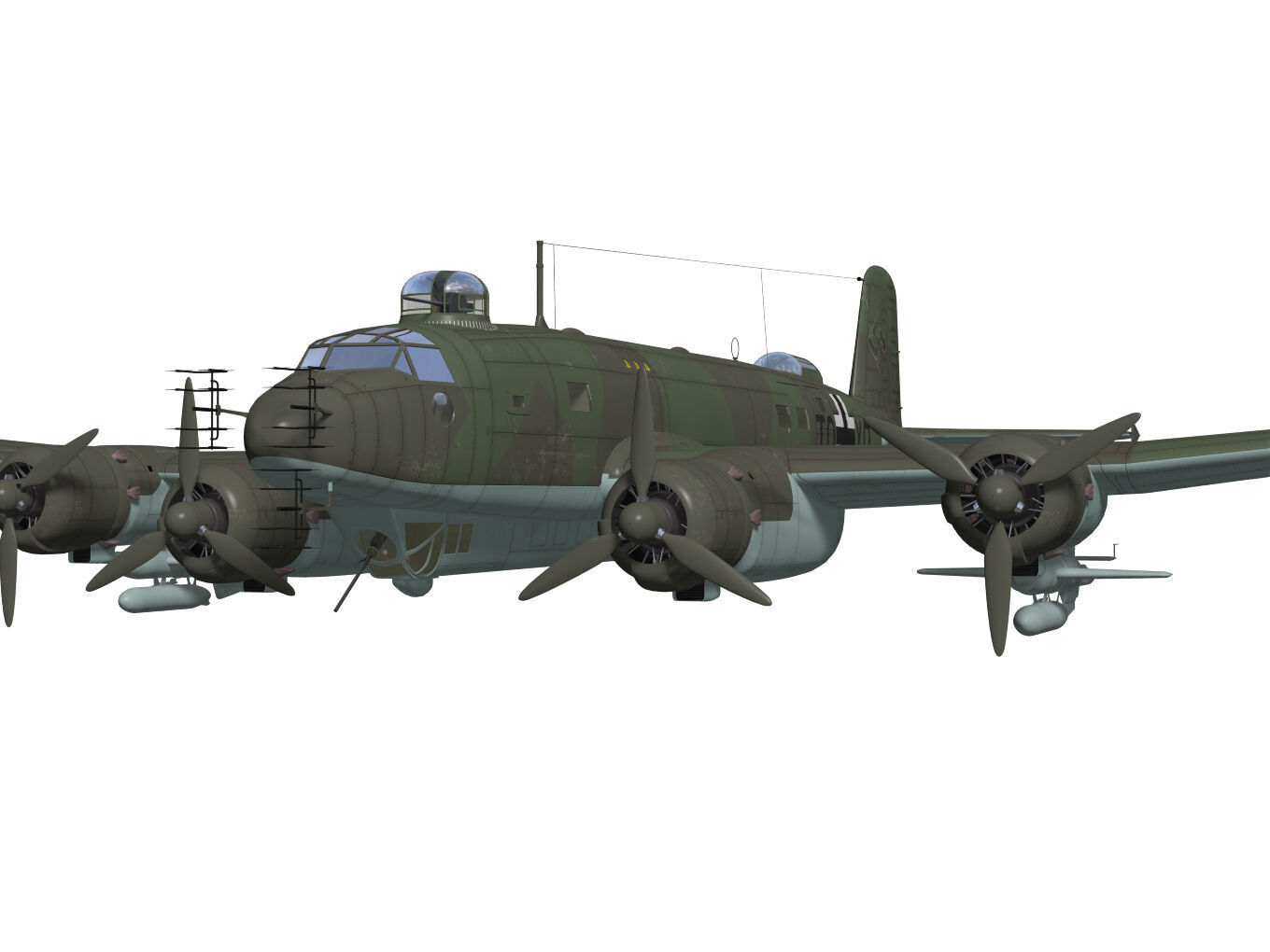 focke wulf fw-200 condor 3D model_4