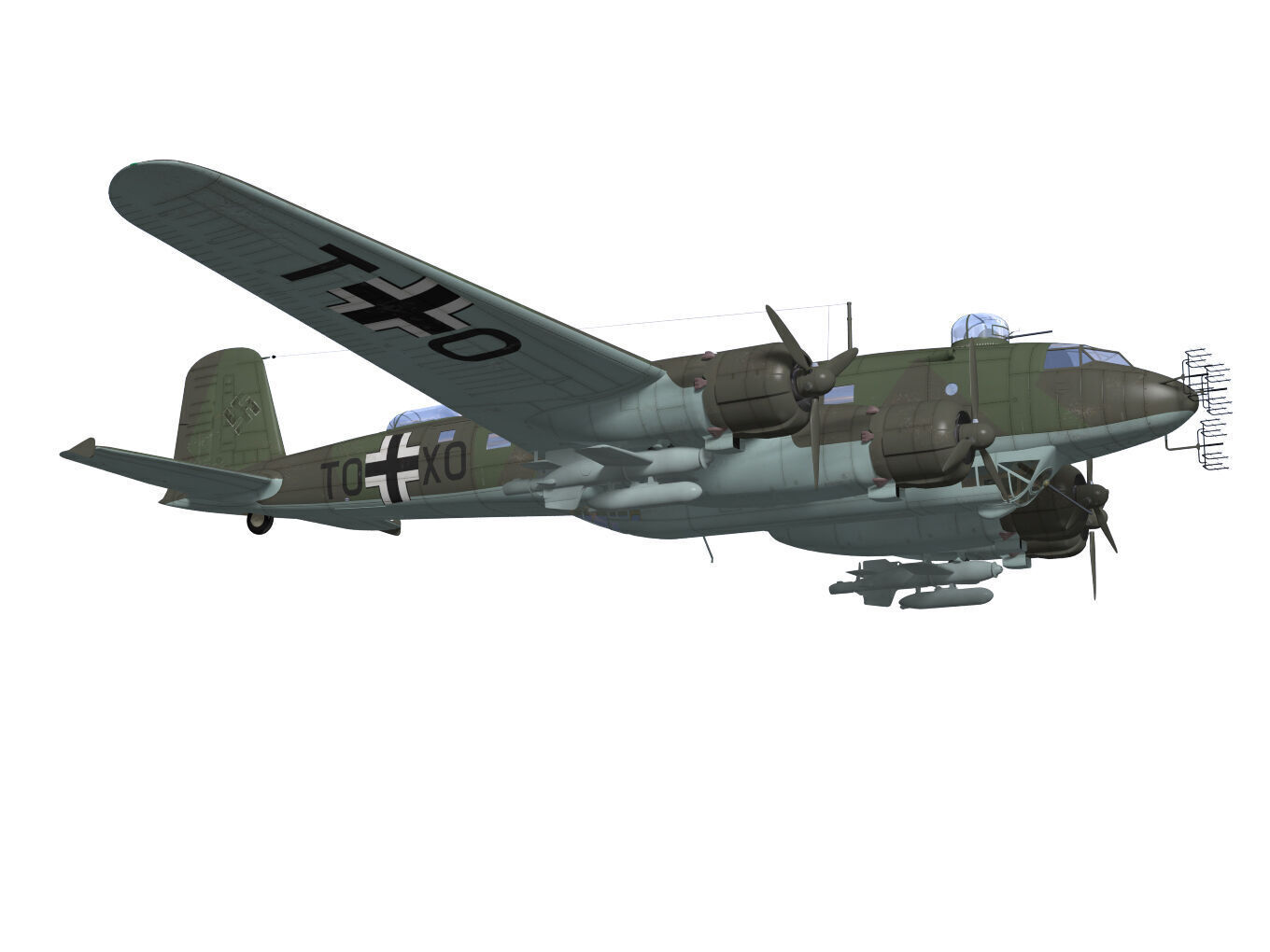 focke wulf fw-200 condor 3D model_5