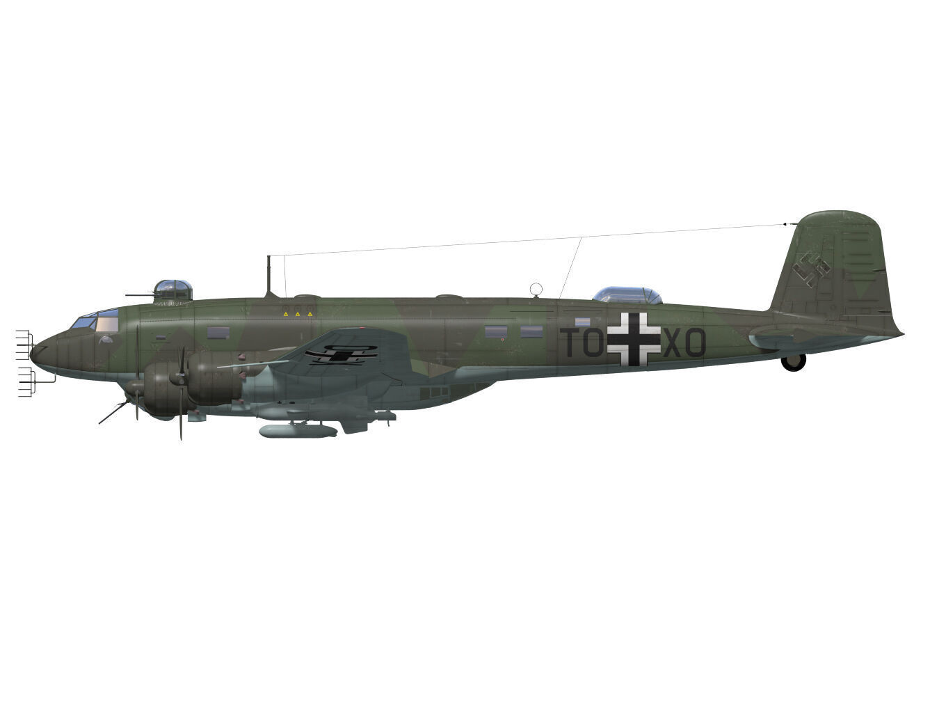 focke wulf fw-200 condor 3D model_11
