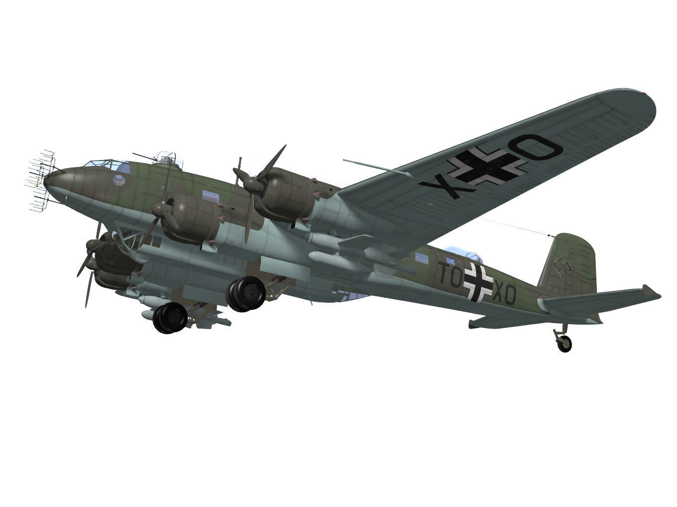 focke wulf fw-200 condor 3D model_6