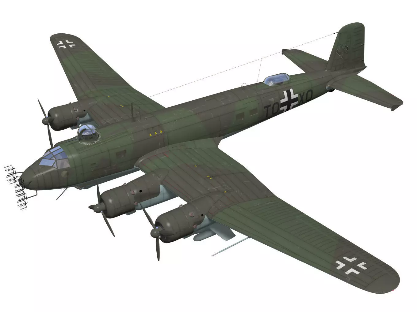 focke wulf fw-200 condor 3D model_0