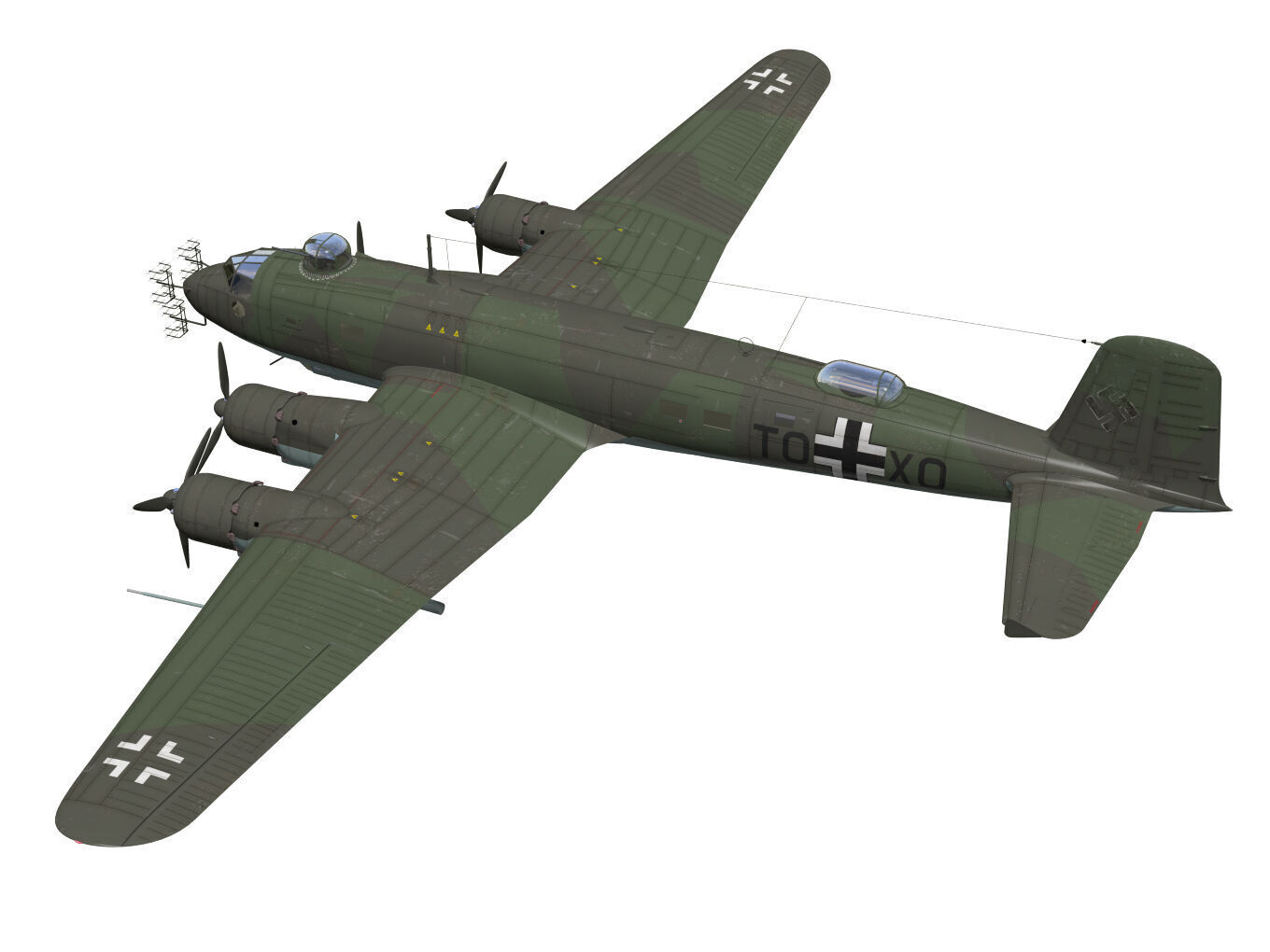 focke wulf fw-200 condor 3D model_1
