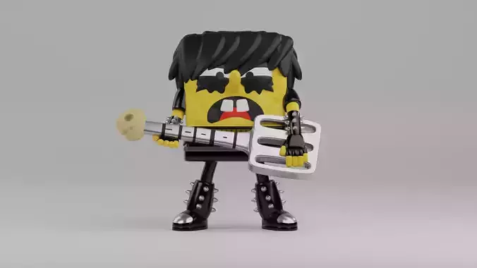 rock star spongebob