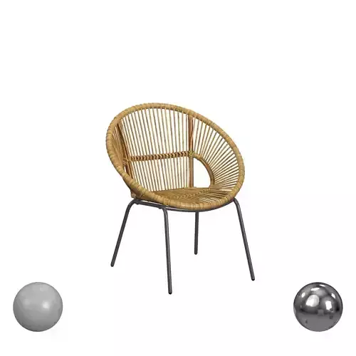 East at Main Louanne Rattan Occasional Chair