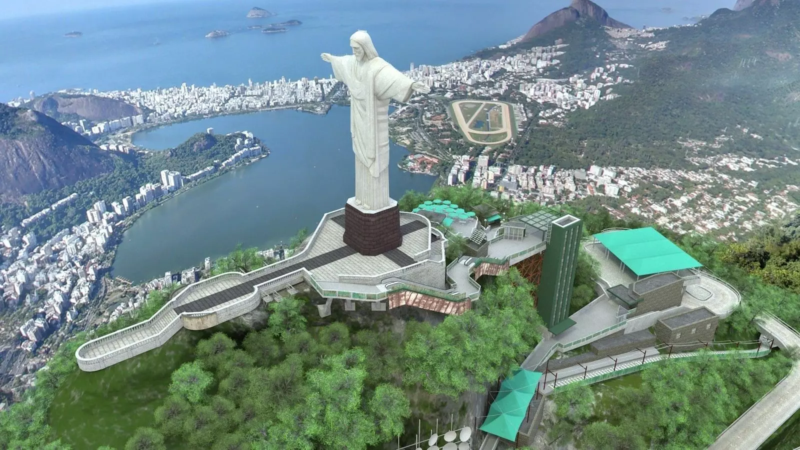 Christ The Redeemer 3D model