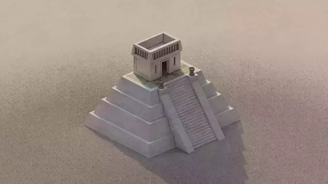 Zigurat ancient pyramid-Ziggurat Temple 3D model Zigurat ancient pyramid-Ziggurat Temple 3D model
