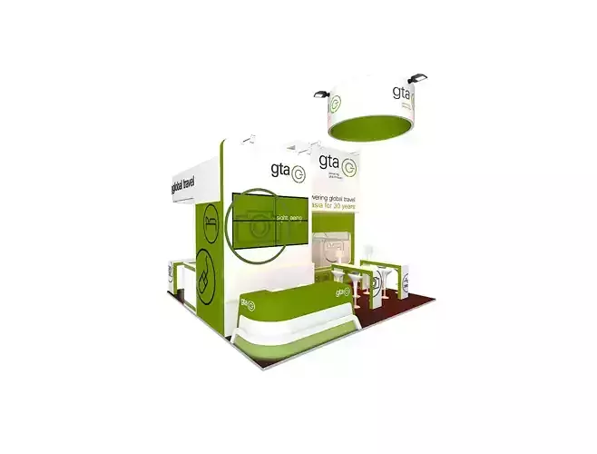 Exhibition Booth Design 6m x 6m
