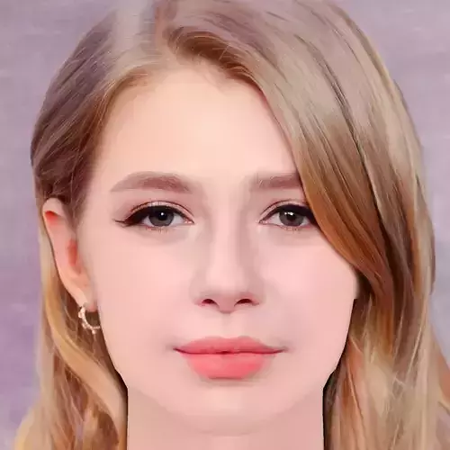 Anastasiya Ukolova Head - No Hair - Low poly head for game