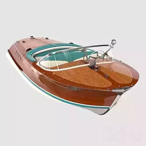 Vintage speedboat