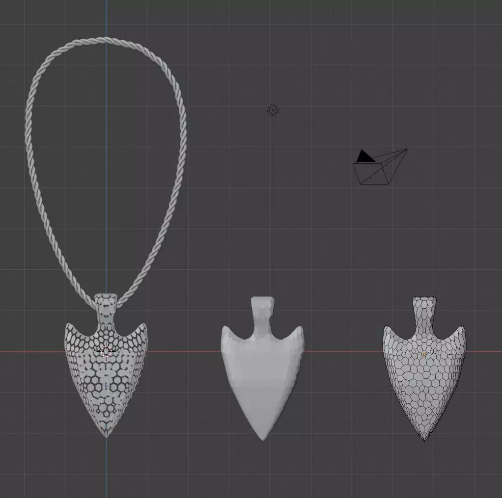 3D pendant 3D print model_0