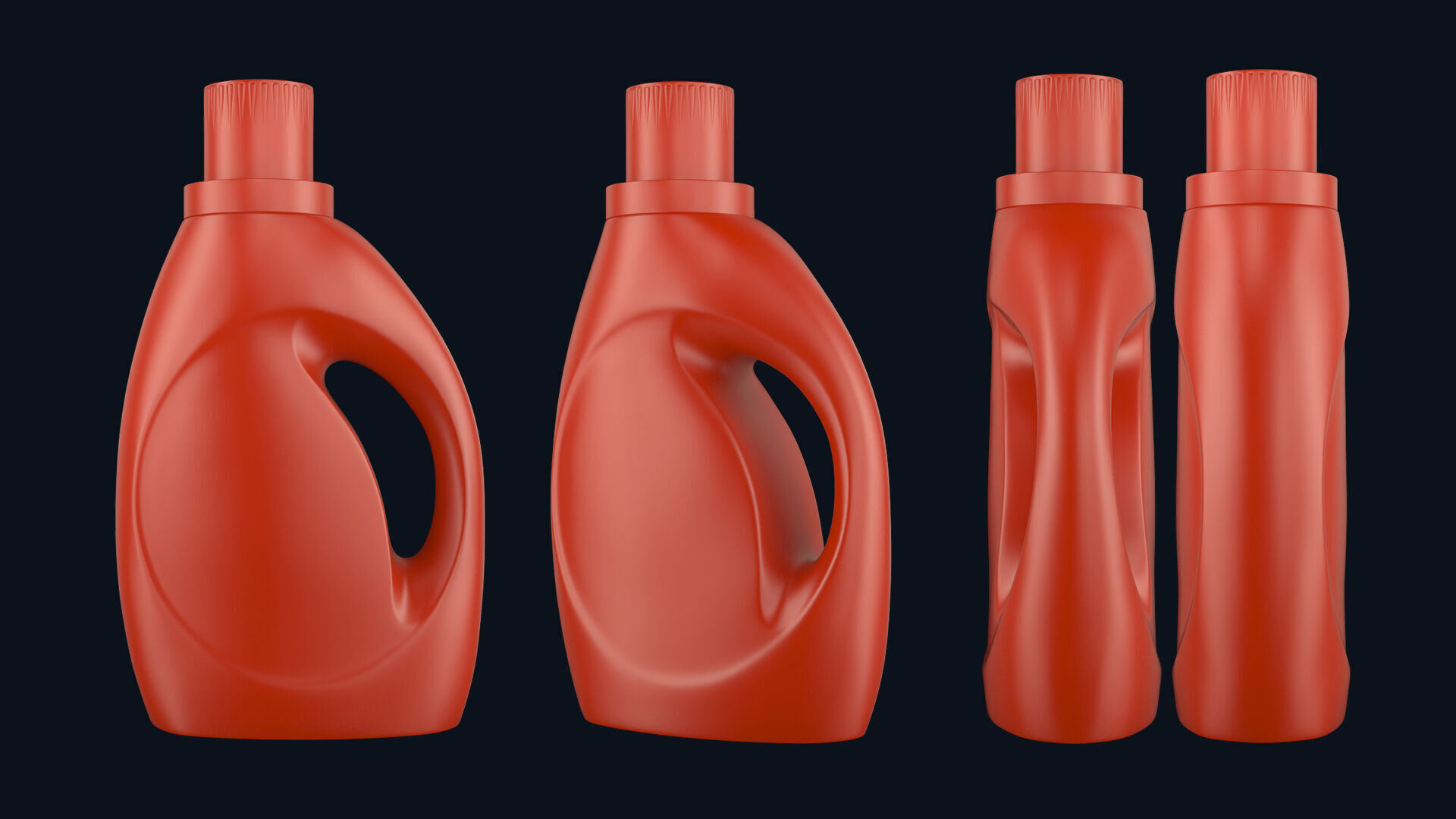 Tide Bottle 2 Low-poly 3D model_1