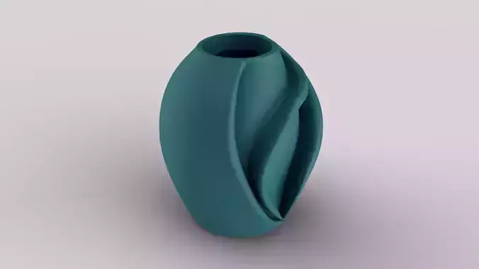 Twist Flow Vase 3D print model