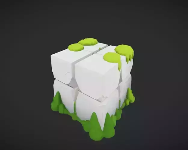 moss-covered stone bricks