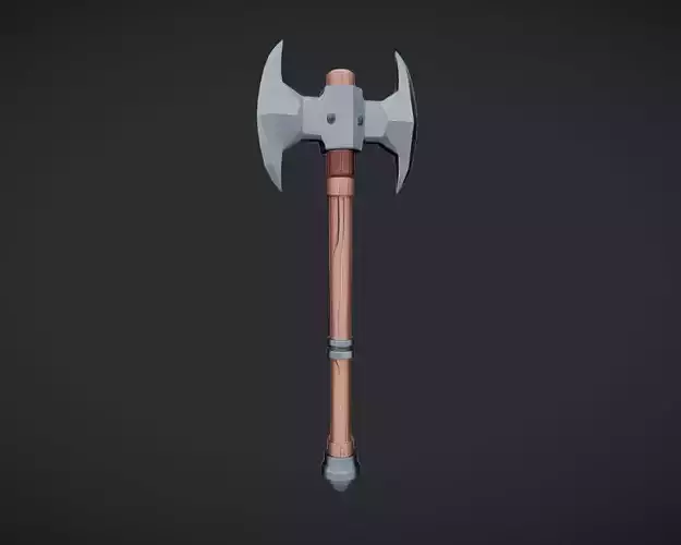fantasy double-headed axe