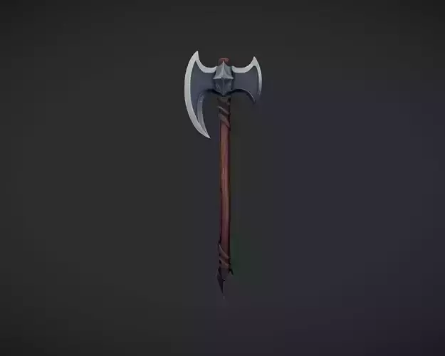 double-headed battle axe