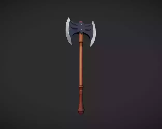 double-headed battle axe