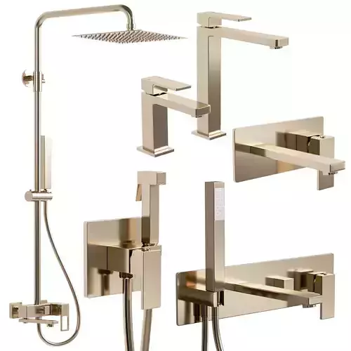 Boheme Qubic taps and shower set