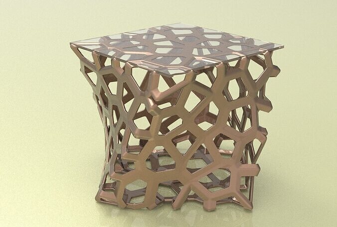 Weaverbird Voronoi Parametric Furniture Design Grasshopper Rhino 3D model
