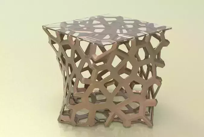 Weaverbird Voronoi Parametric Furniture Design Grasshopper Rhino 3D model