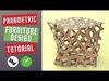 Weaverbird Voronoi Parametric Furniture Design Grasshopper Rhino 3D model_1