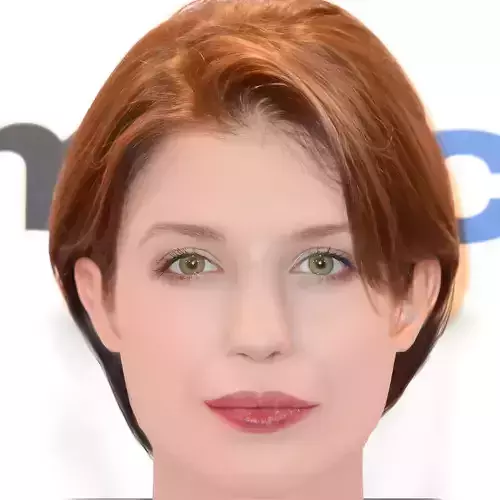 Anna Chipovskaya Head - No Hair - Low poly head for game