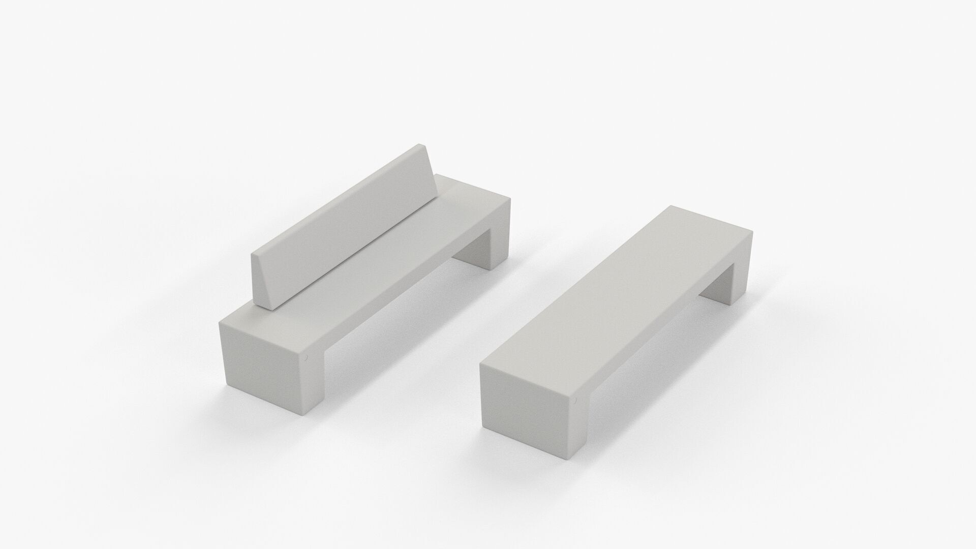 METALCO SARAH BENCHES COLLECTION 3D model_39