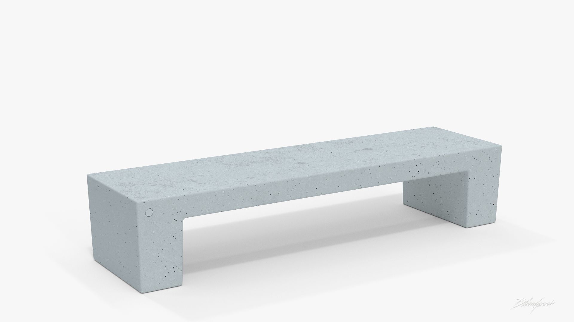 METALCO SARAH BENCHES COLLECTION 3D model_8