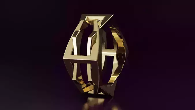  hexagon ring N08 54EU SIZE