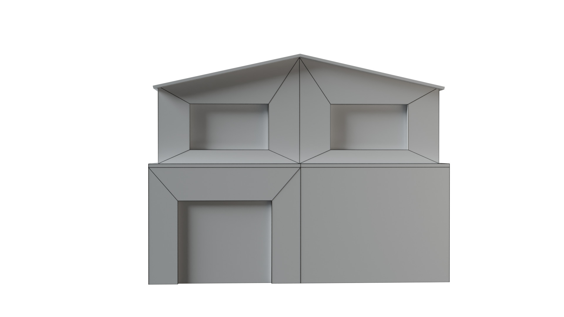 Warehouse 1 Low-poly 3D model_8