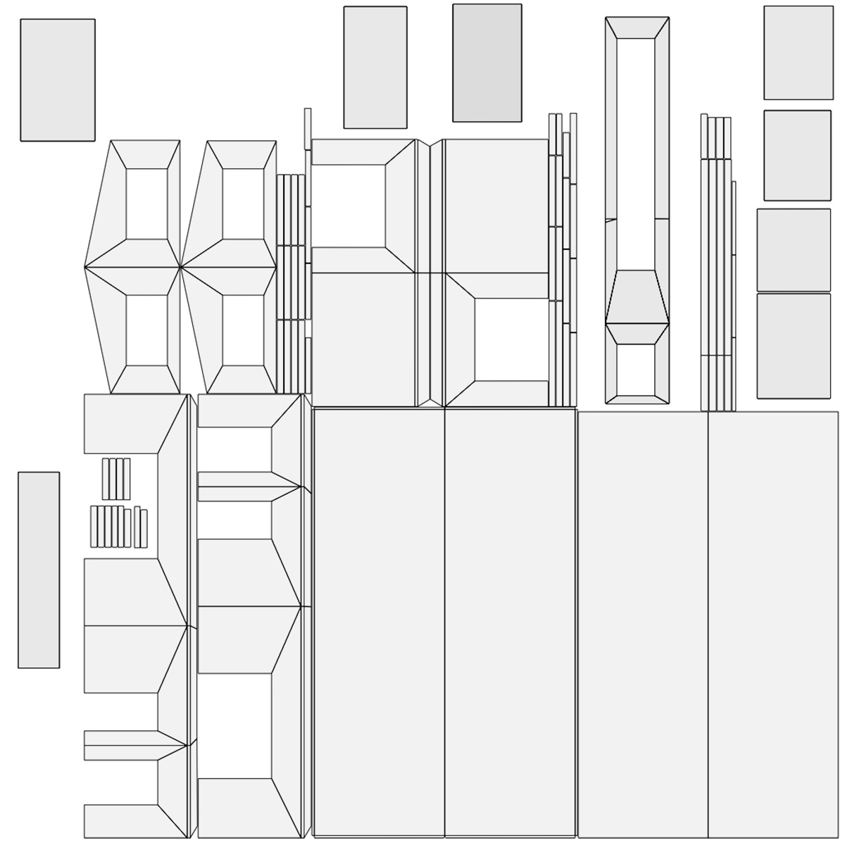 Warehouse 1 Low-poly 3D model_13