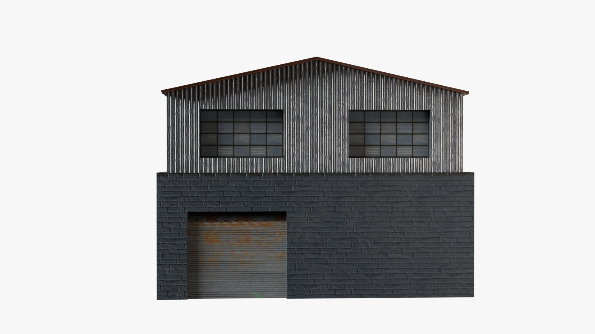 Warehouse 1 Low-poly 3D model_10