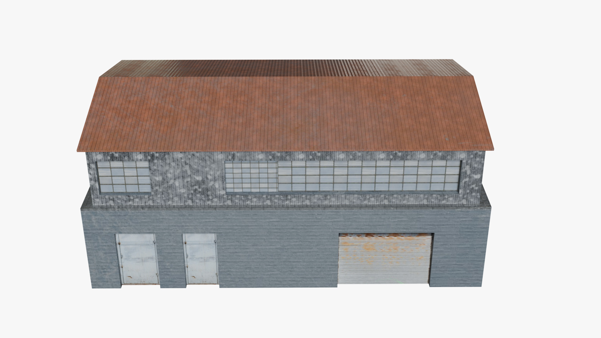 Warehouse 1 Low-poly 3D model_9