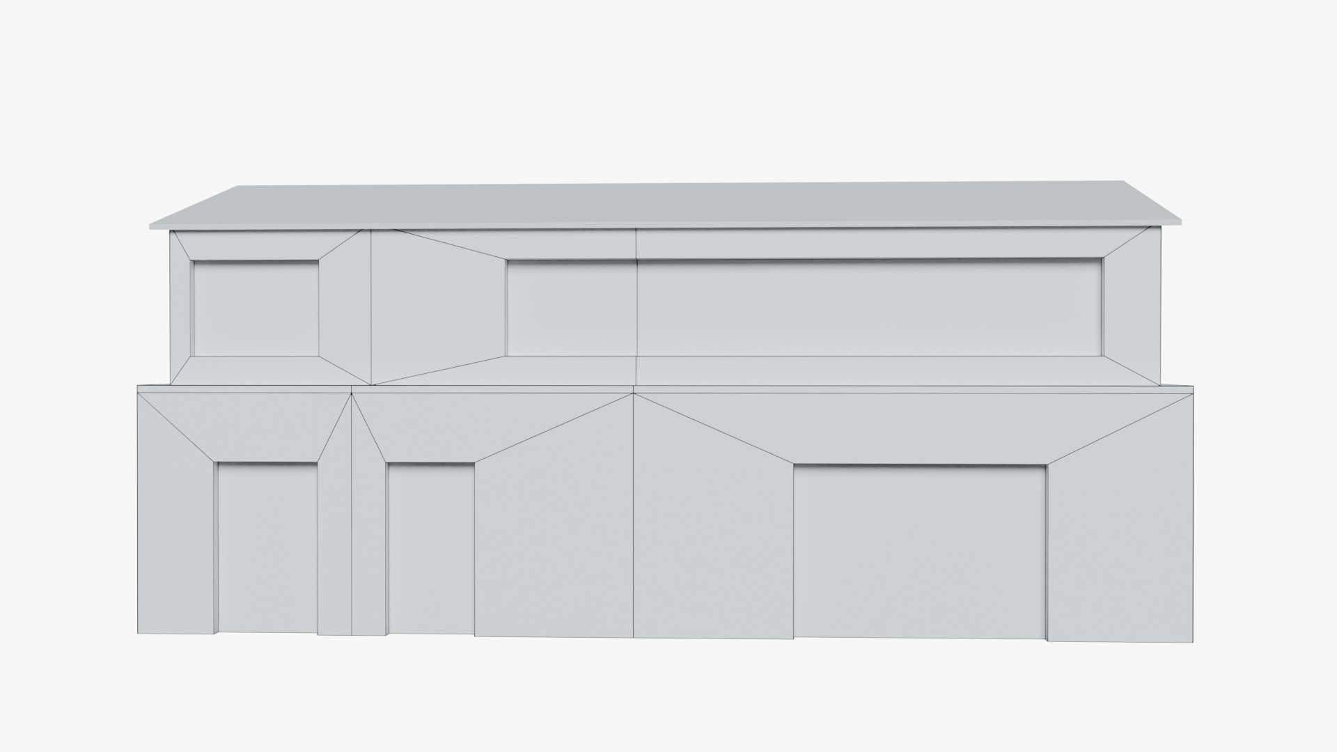 Warehouse 1 Low-poly 3D model_5