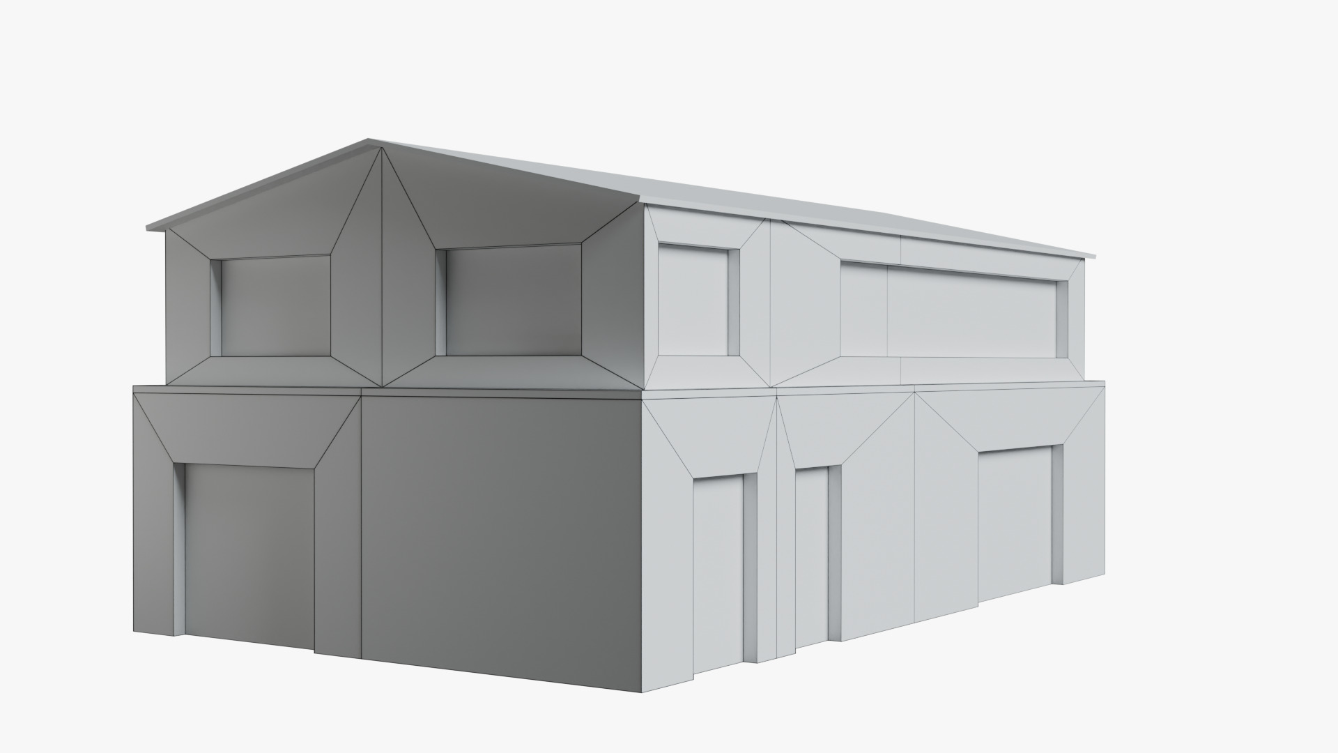 Warehouse 1 Low-poly 3D model_11