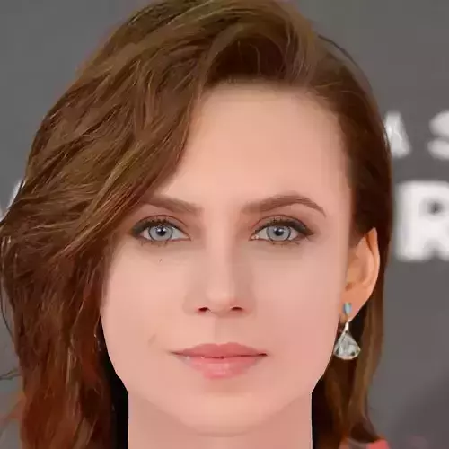 Aura Garrido Head - No Hair - Low poly head for game