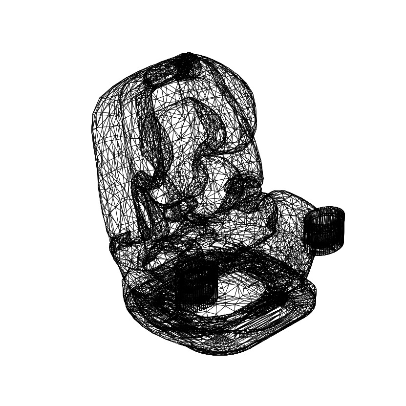 Baby Toddler Car Seat 3D Model  STL FBX OBJ  Digital Download 3D print model_3