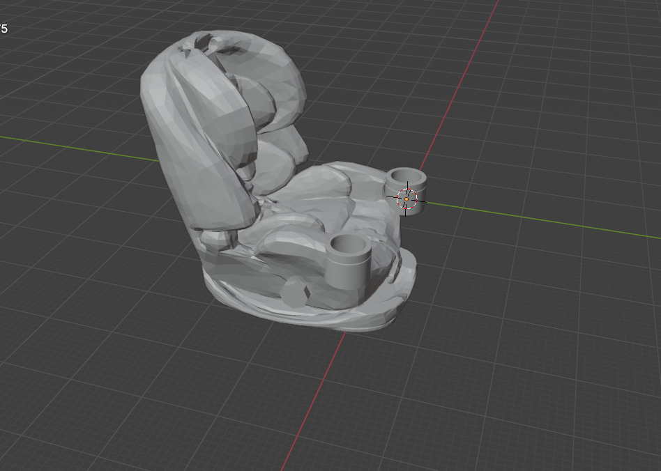 Baby Toddler Car Seat 3D Model  STL FBX OBJ  Digital Download 3D print model_4