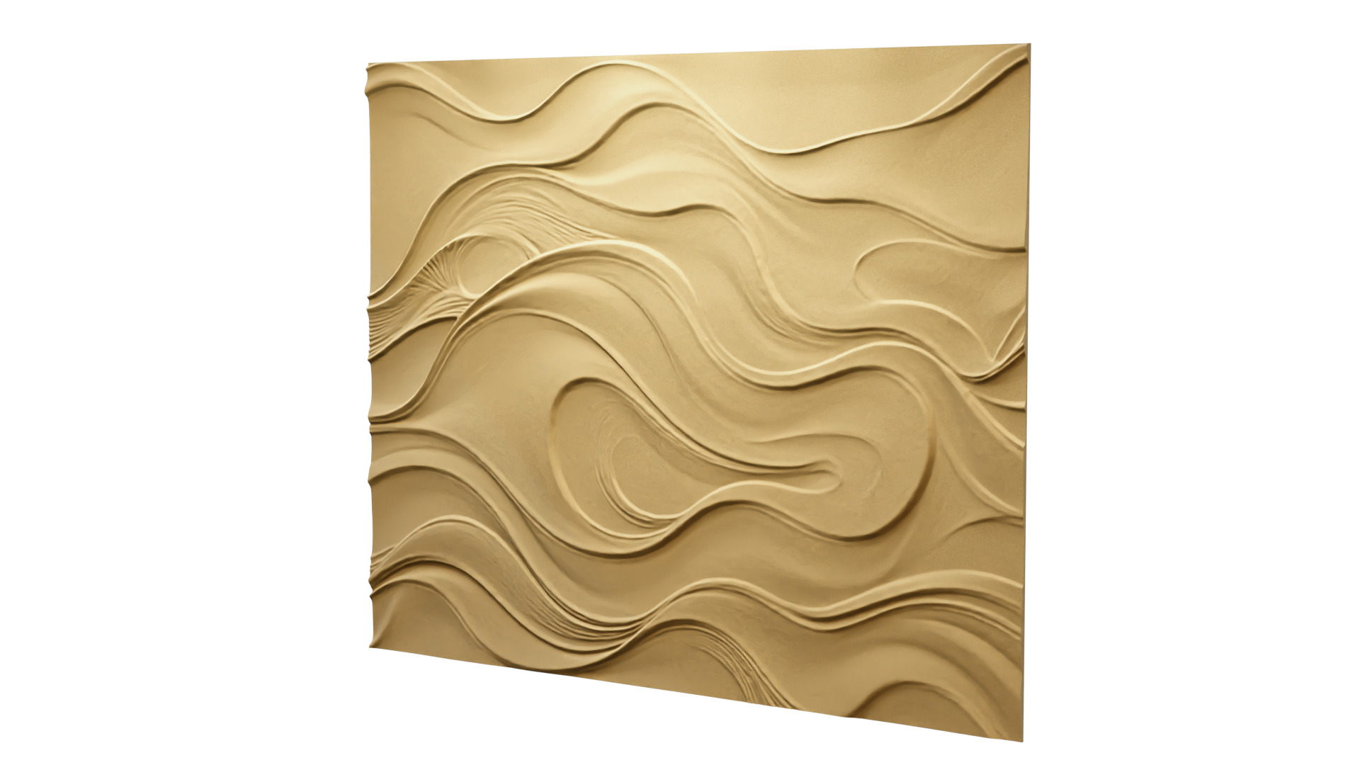 modern panel wall decor set relief stl mural CNC 183 3D model_4