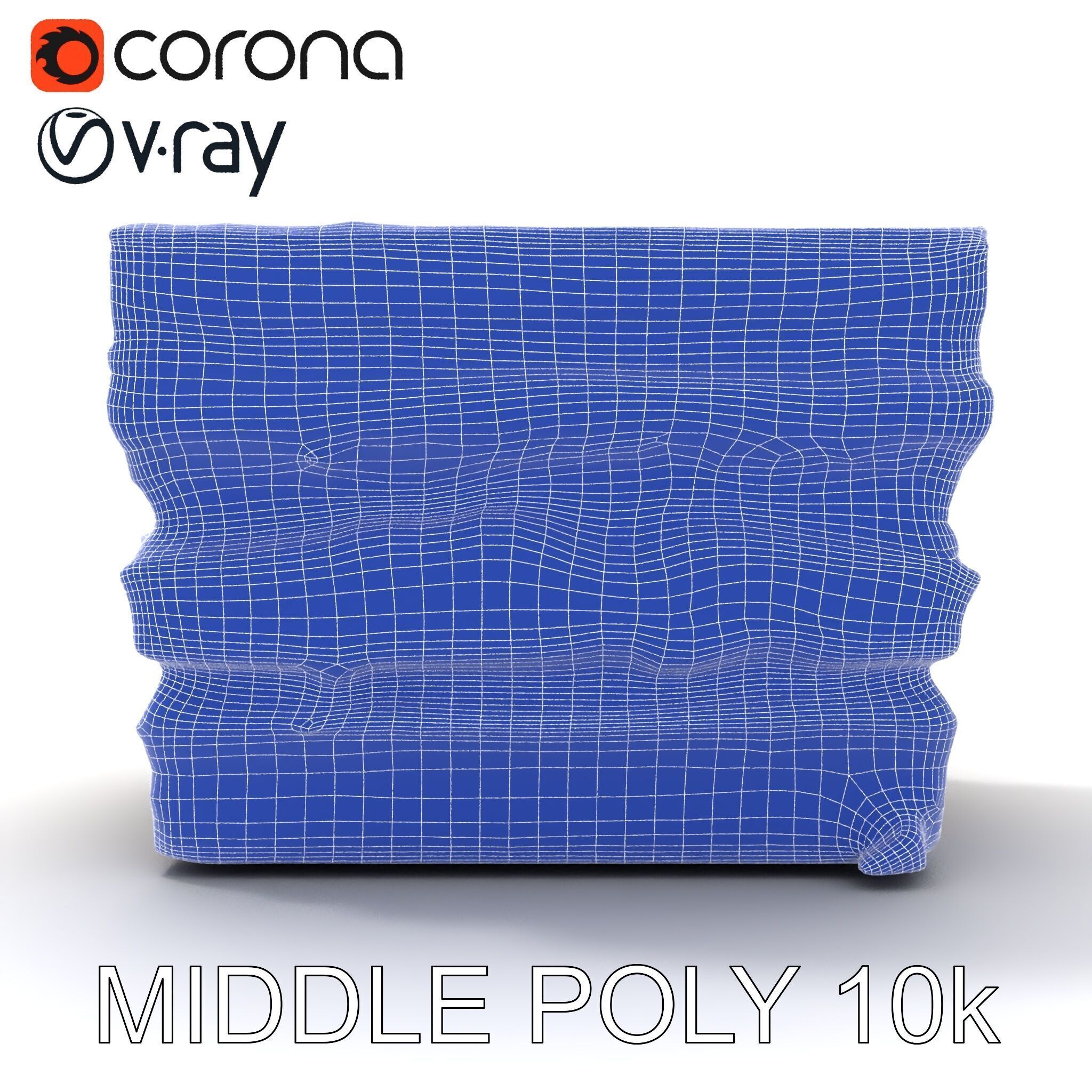 Tiramisu Dessert Layered Cake model pack Low-poly 3D model_36