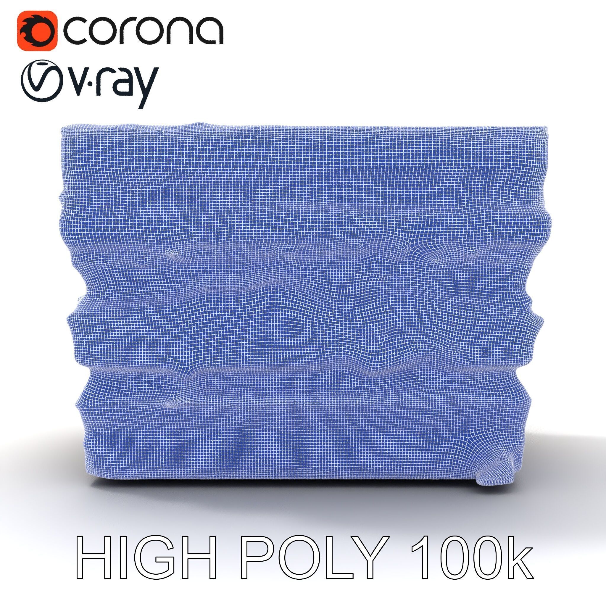 Tiramisu Dessert Layered Cake model pack Low-poly 3D model_30